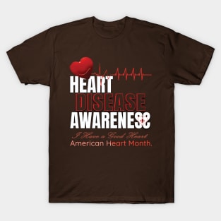 Heart disease awareness month T-Shirt